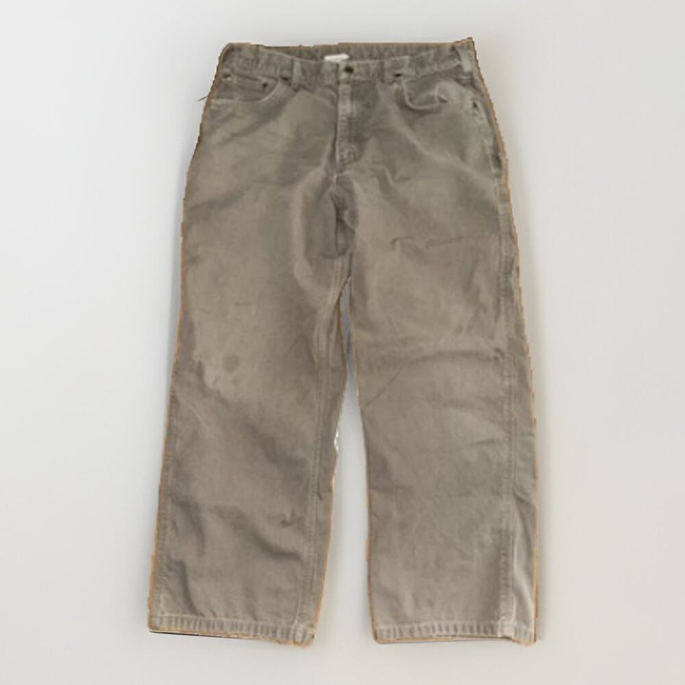 Carhartt Canvas Carpenter Pants 36x30 Toupe Workwear USA